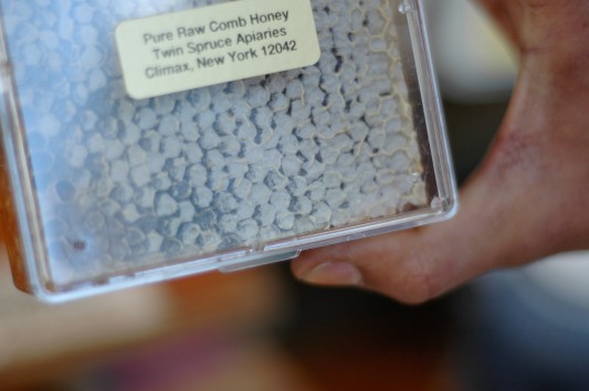 pure raw comb honey