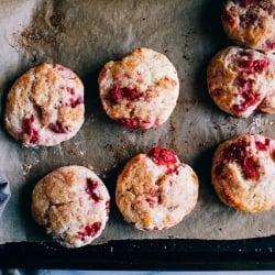 Raspberry Cream Scones