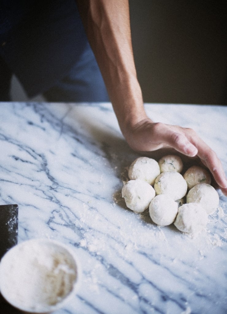 Chinese green onion pancake rounds