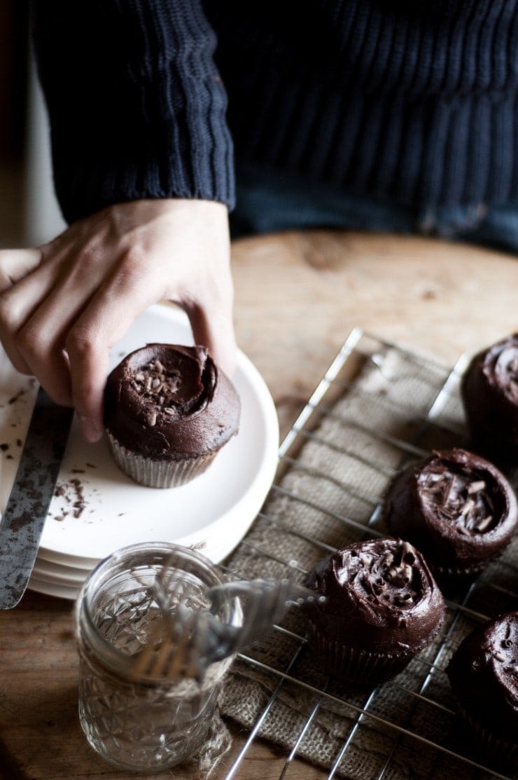 Chocolate Cupcakes With Chocolate Buttercream