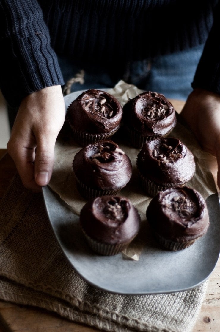 The Best Chocolate Cupcakes with Chocolate Frosting