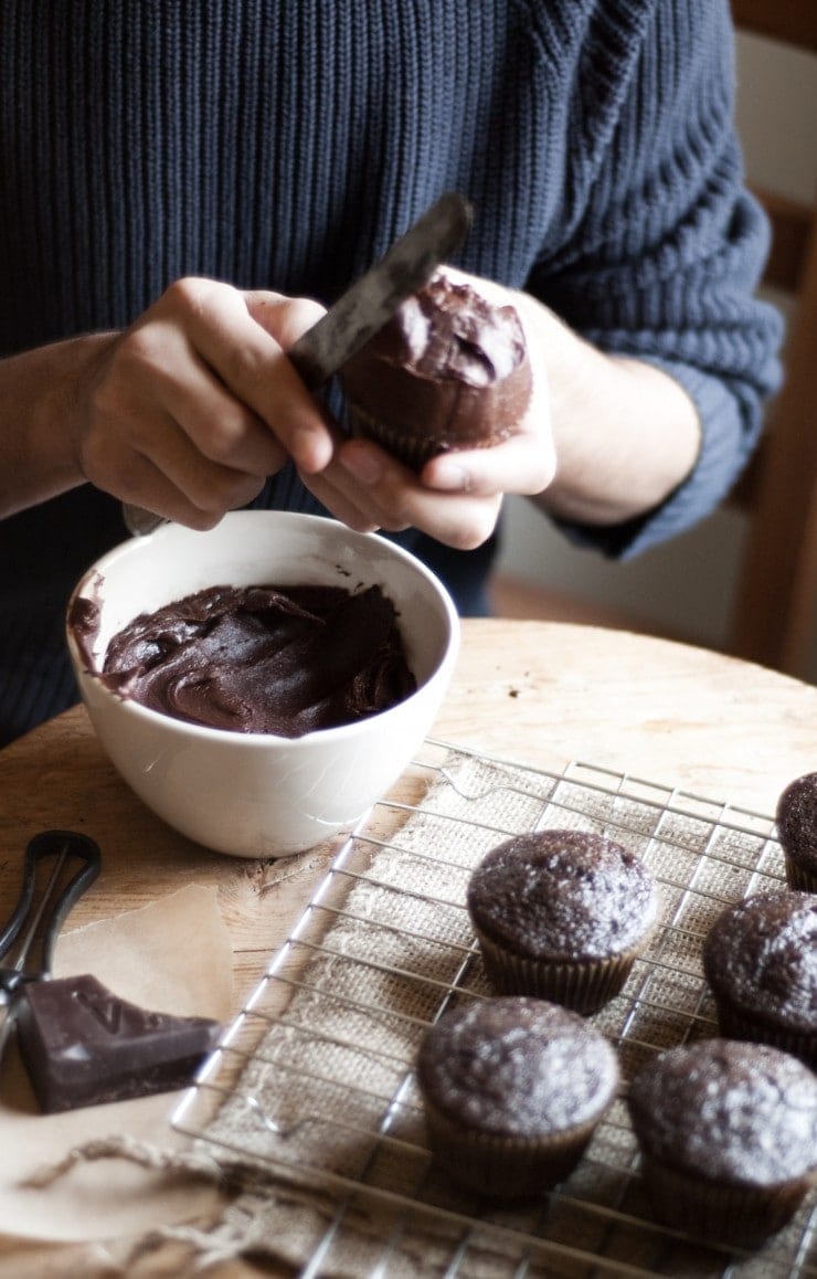 Frosting chocolate cupcake recipe