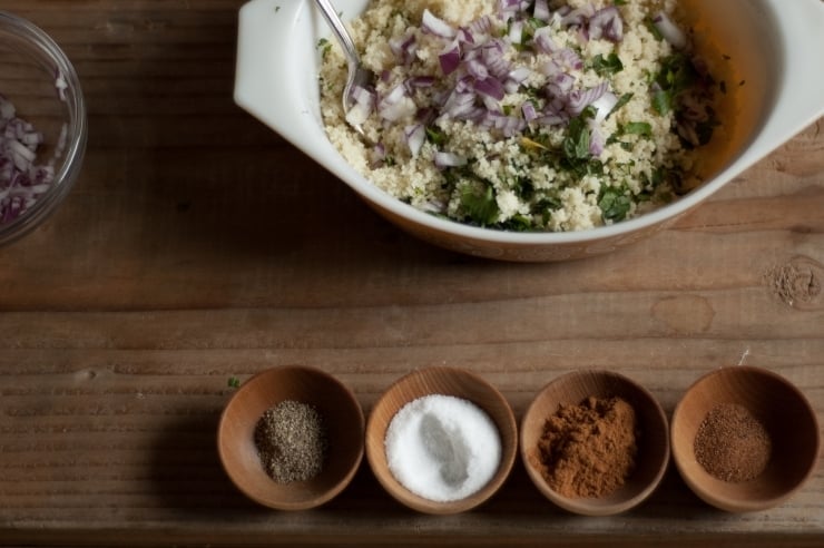 Couscous and spices