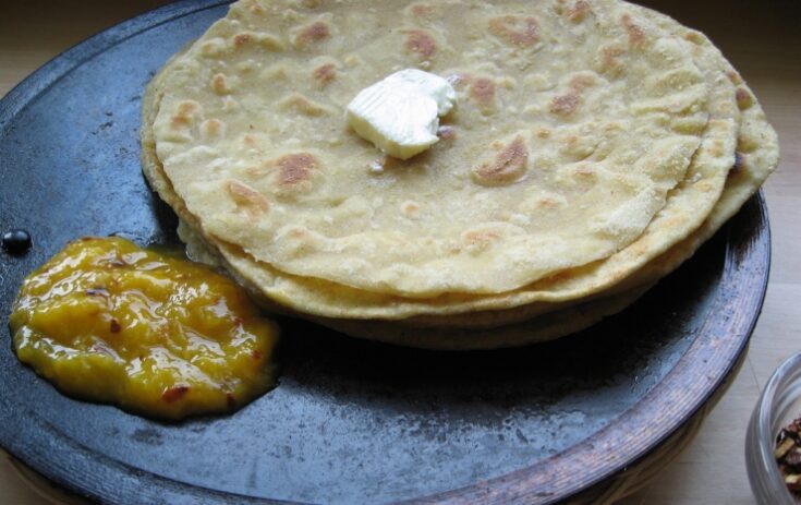 Indian Parathas (Chapatis) and Mango Chutney Recipe | sophisticatedgourmet.com