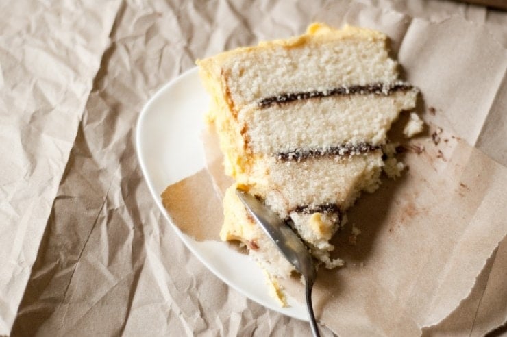 Yellow Birthday Cake Recipe | sophisticatedgourmet.com