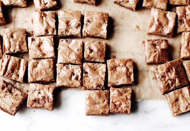 The most irresistible butterscotch-flavored blondies you'll ever make. All you need is one pan and basic pantry ingredients. | sophisticatedgourmet.com