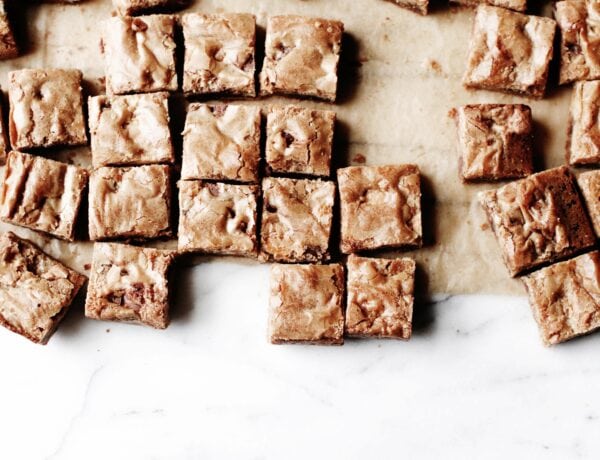 The most irresistible butterscotch-flavored blondies you'll ever make. All you need is one pan and basic pantry ingredients. | sophisticatedgourmet.com