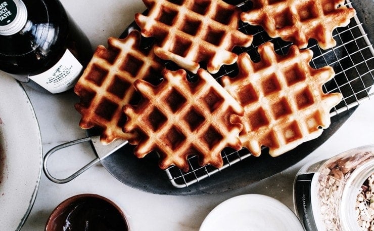 Belgian waffles recipe