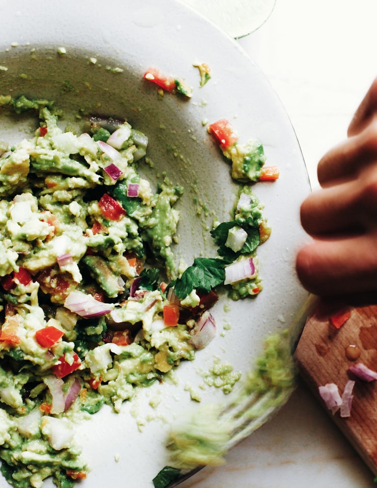 Guacamole Mashed and Mixed