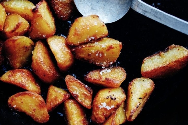 Crispy roasted potatoes recipe