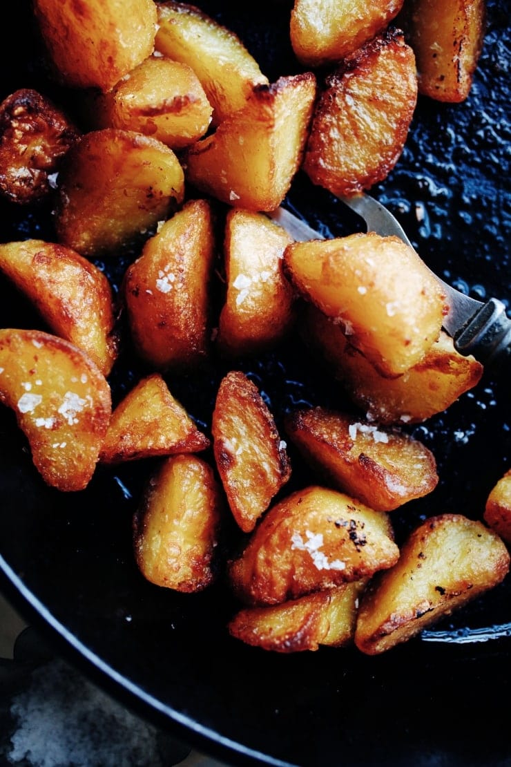 How to make roasted potatoes in duck fat