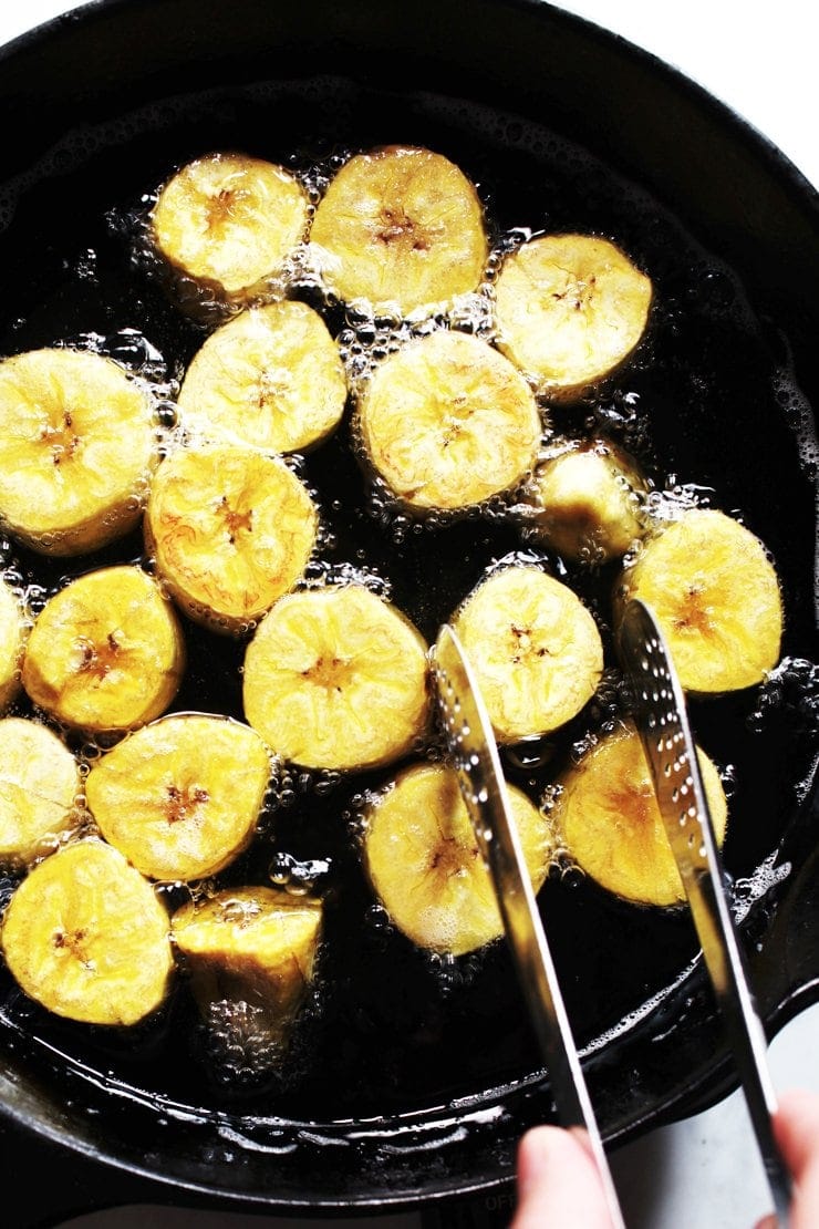 Frying Plantains